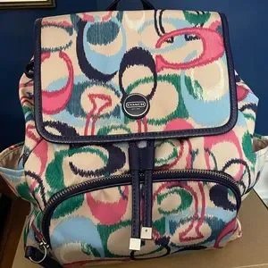 Coach | Bags | Coach Raresignature Ikat C Backpack Like New  display picture 1